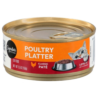 Signature Pet Care Cat Food Dinner Chicken - 5.5 Oz