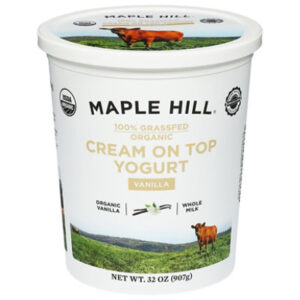 Maple Hill Creamery Yogurt Vnla 100%grsfd - 32 Oz