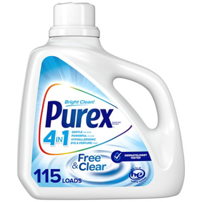 Purex Free Clear Liquid Laundry Detergent - 150 Fl. Oz.