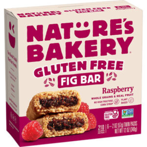 Natures Bakery Bar Fig Gf Raspberry 6ct - 12 Oz