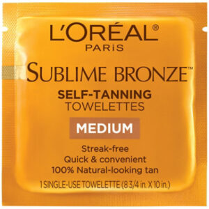 L'Oreal Paris Sublime Bronze Self-Tan Towelettes Gradual Self Tanner - 6 Kit