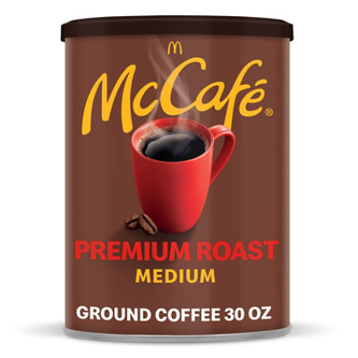 McCafe Premium Roast Medium Ground Coffee Canned - 30 Oz