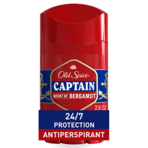 Old Spice Red Collection Captain Scent Invisible Solid Anti Perspirant and Deodorant Men - 2.6 Oz