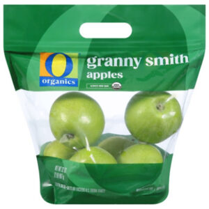 O Organics Apples Granny Smith - 2 Lb
