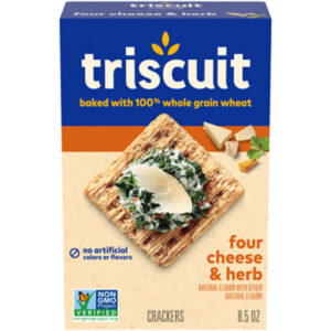 Triscuit Four Cheese and Herb Whole Grain Wheat Crackers - 8.5 Oz