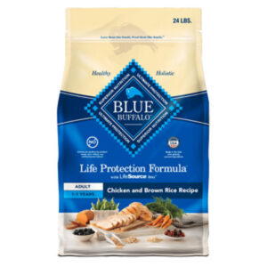 Blue Buffalo Life Protection Formula Adult Dry Dog Food Chicken & Brown Rice Recipe Bag - 24 Lb