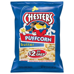 Chesters Puffcorn Butter Puffered Corn - 3.25 Oz