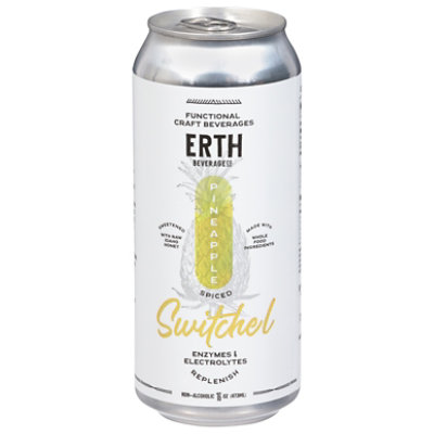 Erth Beverage Switched Spiced Pineapple - 16 Oz