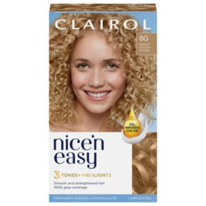 Clairol Nice N Easy Haircolor Permanent Medium Golden Blonde 8G - Each
