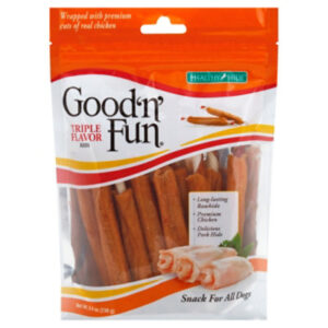 Good ??Fun Triple Flavor Ribs Rawhide For Dogs Bag - 8.4 Oz