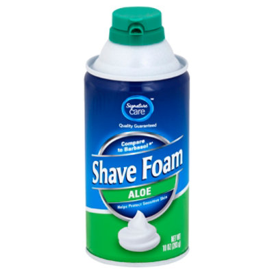 Signature Select/Care Shave Foam With Aloe - 10 Oz