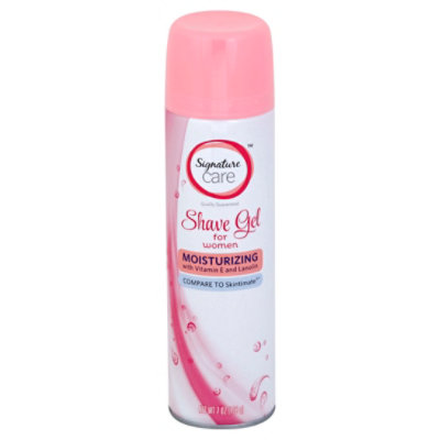 Signature Select/Care Shave Gel For Women Moisturizing With Vitamin E & Lanolia - 7 Oz