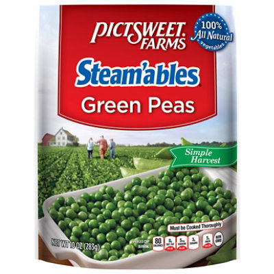 Pictsweet Farms Steamables Peas Green Simple Harvest - 10 Oz