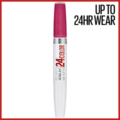 Maybelline Super Stay 24 2-Step Liquid Lipstick Makeup 24/7 Fuchsia Kit - Each