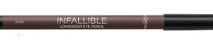 L'Oreal Paris Infallible Pro-Last Waterproof Up to 24HR Pencil Eyeliner Brown - 0.04 Oz