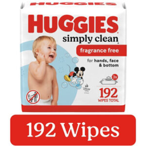 Huggies Simply Clean Baby Wipes - 192 Count