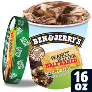 Ben & Jerry's Peanut Butter Half Baked Non Dairy Frozen Dessert - 16 Oz