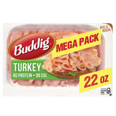 Buddig Smoked Turkey Mega Pack - 22 Oz