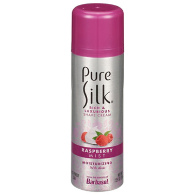 Pure Silk Shave Cream Raspberry Mist - 7.25 Oz