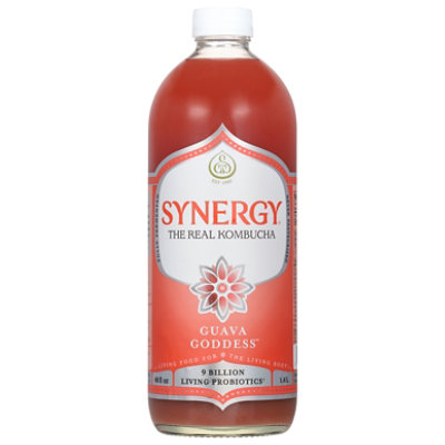 Synergy The Real Kombucha Guava Goddess - 48 Fl. Oz.