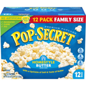 Pop Secret Homestyle Butter Popcorn - 12 Ct - 3.2 Oz