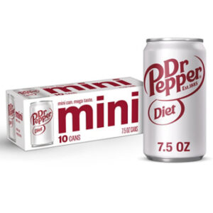 Dr Pepper Diet Soda Cans - 10-7.5 Fl. Oz.