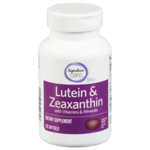 Signature Select/Care Lutein & Zeaxanthin With Vitamin & Minerals Dietary Supplement Softgel - 120 Count