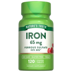 Nature's Truth Ferrous Sulfate Iron 65 mg - 120 Count