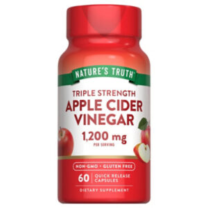 Nature's Truth Triple Strength Apple Cider Vinegar 1200 mg - 60 Count