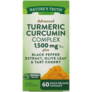 Nature's Truth Turmeric Curcumin Advanced Complex 1500 mg - 60 Count