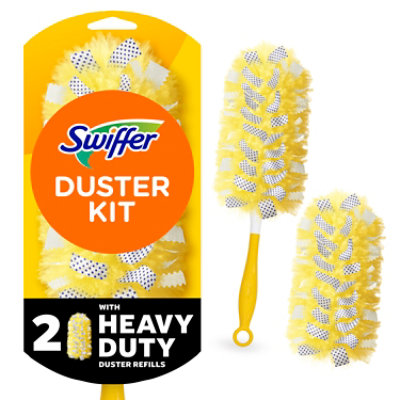 Swiffer Heavy Duty Starter Kit With 2 Refills Duster - Each