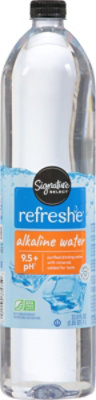 Signature SELECT Refreshe Alkaline Water - 33.8 Fl. Oz.