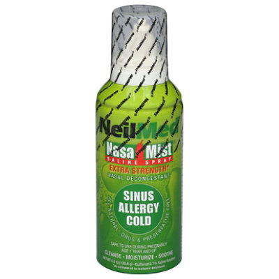 NeilMed Nasa Mist Nasal Spray Saline Extra Strength Bottle - 4.2 Fl. Oz.