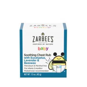 Zarbee's Eucalyptus Lavender And Beeswax Baby Soothing Chest Rub - 1.5 Oz