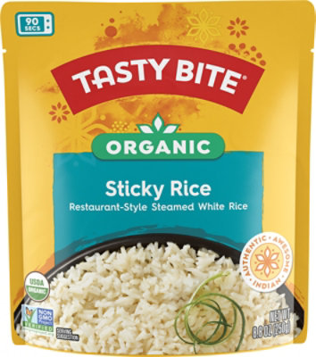 Tasty Bite Organic Sticky Rice Soft And Chewy Sticky Rice - 8.8 Oz