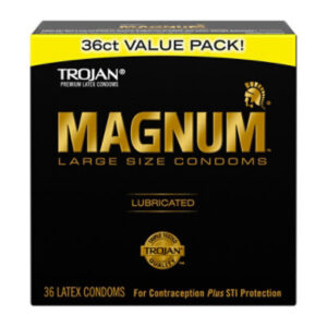 Trojan Magnum Large Size Condoms For Comfort And Sensitivity - 36 Count