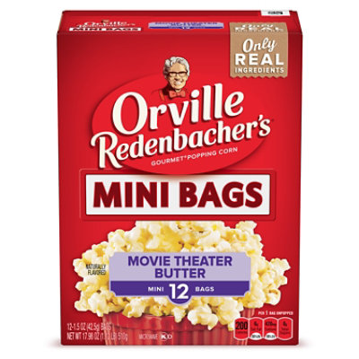 Orville Redenbacher's Movie Theater Butter Microwave Popcorn Mini Bags - 12-1.5 Oz