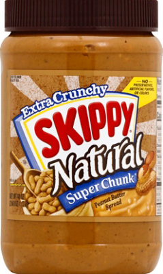 Skippy Natural Chunky - 40 Oz