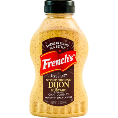 French's Stone Ground Dijon Mustard - 12 Oz
