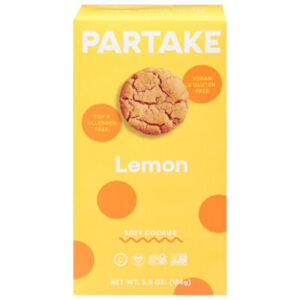 Partake Foods Cookies Soft Baked Lemon - 5.50 Oz