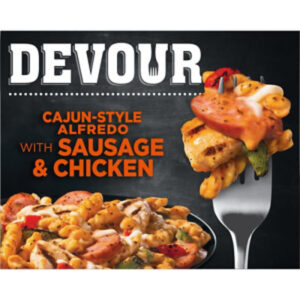 DEVOUR Cajun-Style Alfredo with Smoked Sausage & Chicken Frozen Meal - 10 Oz