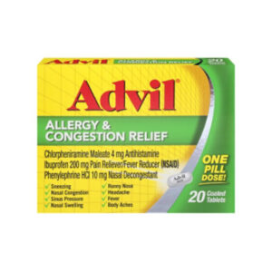 Advil Allergy & Congestion Relief Tabs - 20 Count