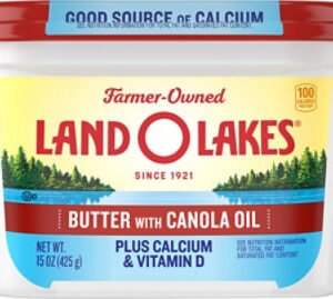 Land O Lakes Butter with Canola Oil Plus Calcium & Vitamin D Spreadable Tub - 15 Oz