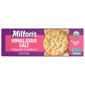 Milton's Craft Bakers Himalayan Salt Organic Gourmet Crackers - 6 Oz