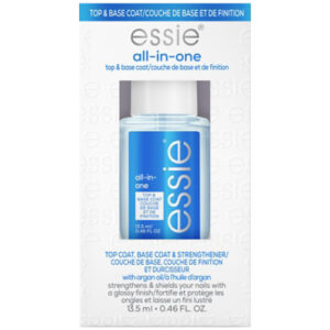 essie nail care vegan clear base coat and top coat All In One - 0.46 Fl. Oz.