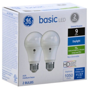 GE 75w Eq Basic Daylight - 2 Count
