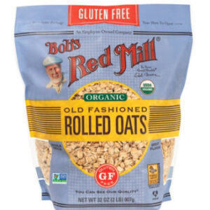 Bobs Red Mill Rolled Oats Gluten Free Organic Old Fashioned - 32 Oz