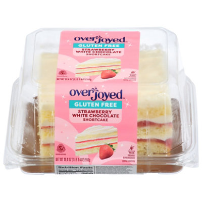 Overjoyed Gluten Free Strawberry White Chocolate Shortcake - 19.4 Oz