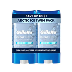 Gillette Antiperspirant Deodorant Clear Gel Arctic Ice - 2-3.8 Oz