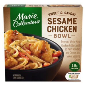 Marie Callender's Sweet And Savory Sesame Chicken Bowl Frozen Meal - 12.3 Oz
